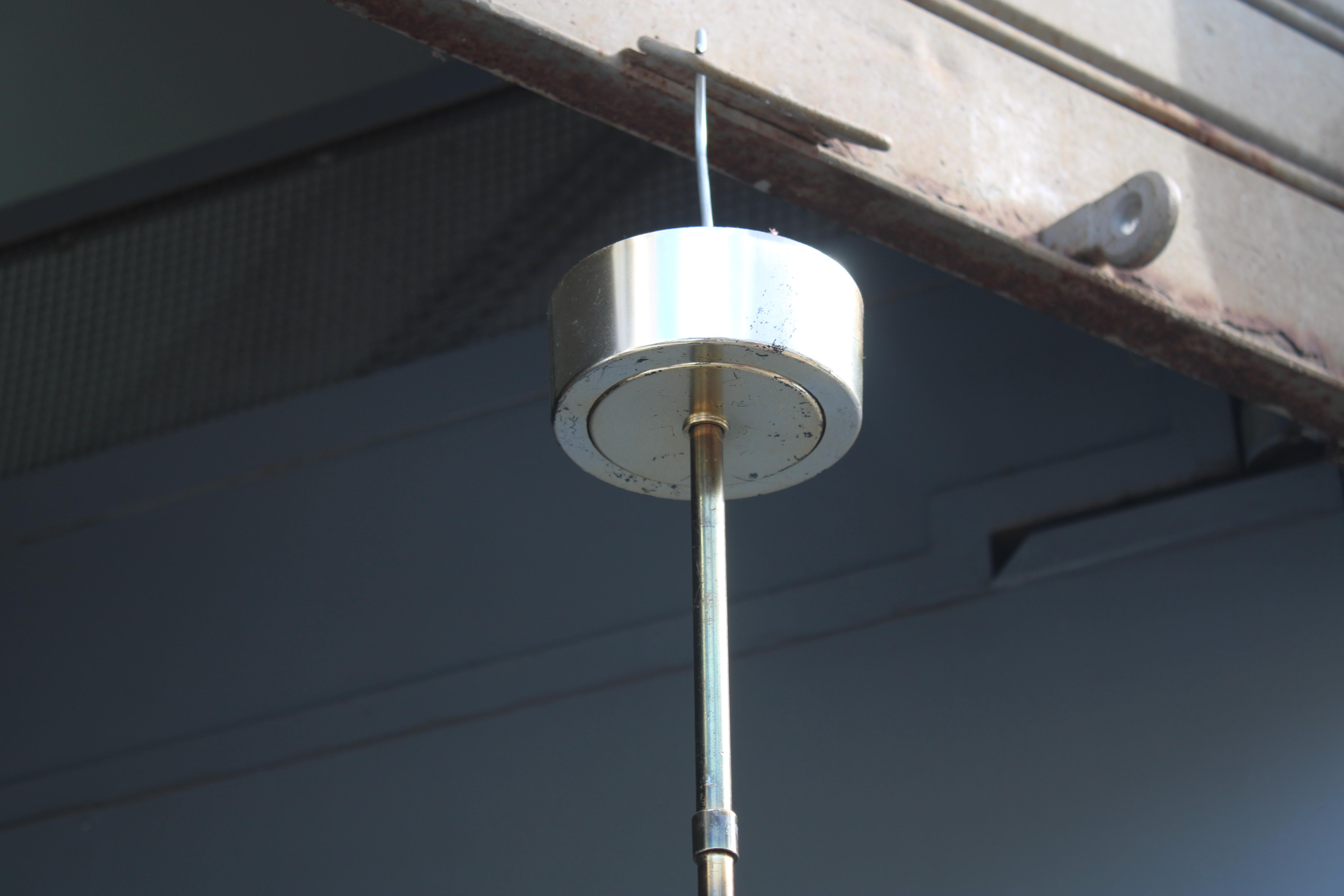 Lampe Sciolari décorative en aluminium, plexiglas et verre 1970 Italie en vente 3