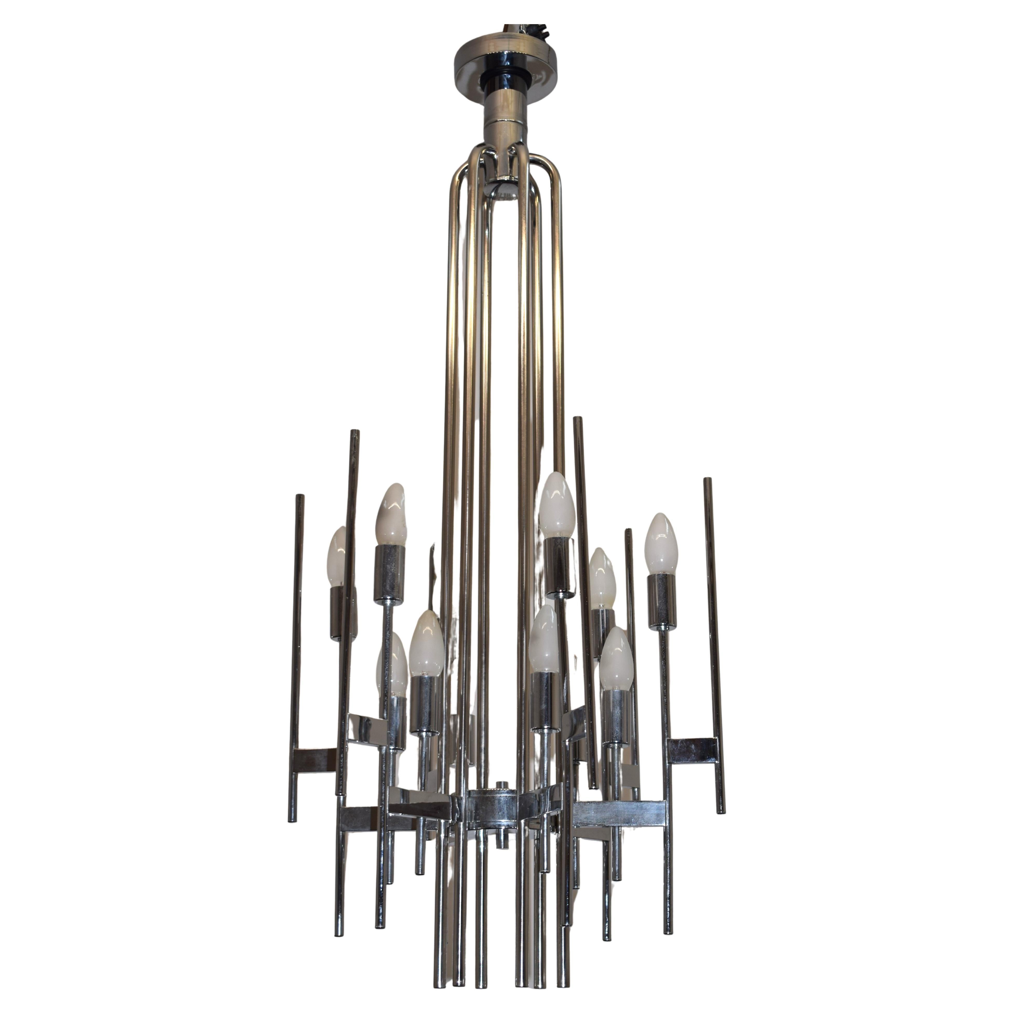 Sciolari chandelier, Italy, 1970s.