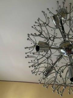 Chandelier  Sputnik Dandelion by Gaetano Sciolari, 1970s