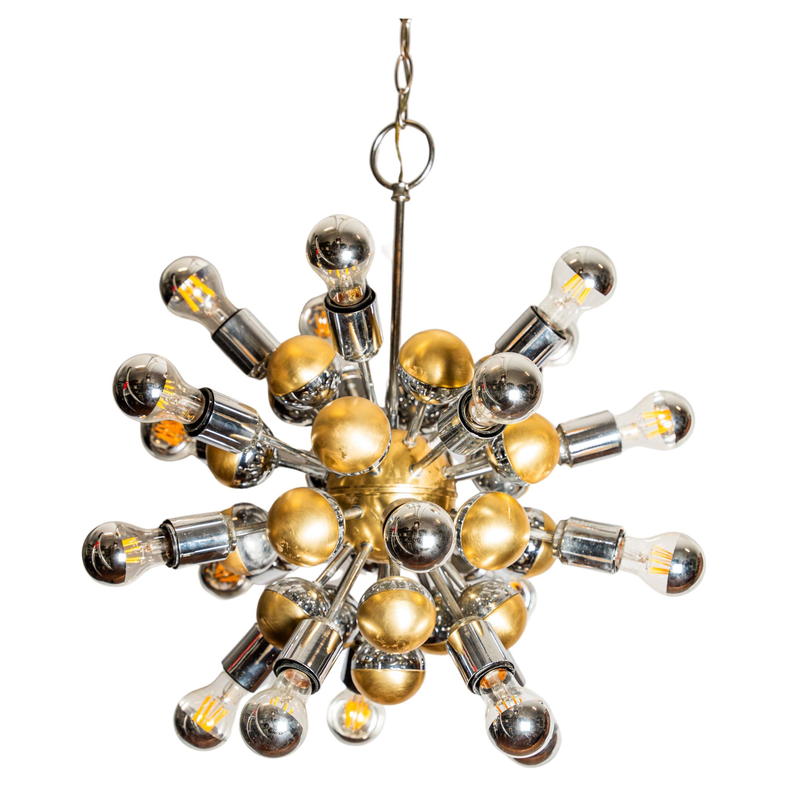 Sputnik chandelier by Reggiani, 1970s