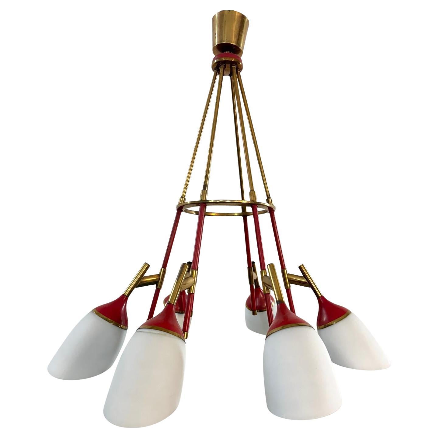 1950s Sputnik style chandelier