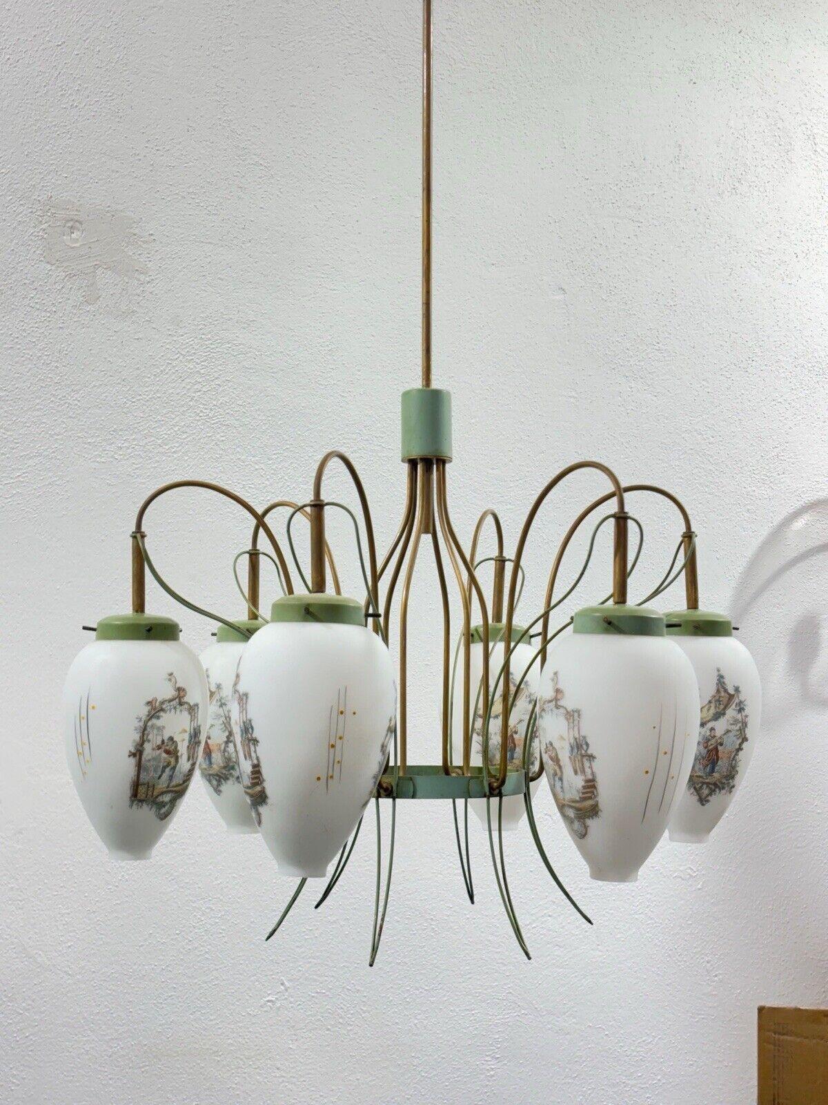 Lustre Style Stilnovo 1950's Mid-Century Design Bon état - En vente à Taranto, IT