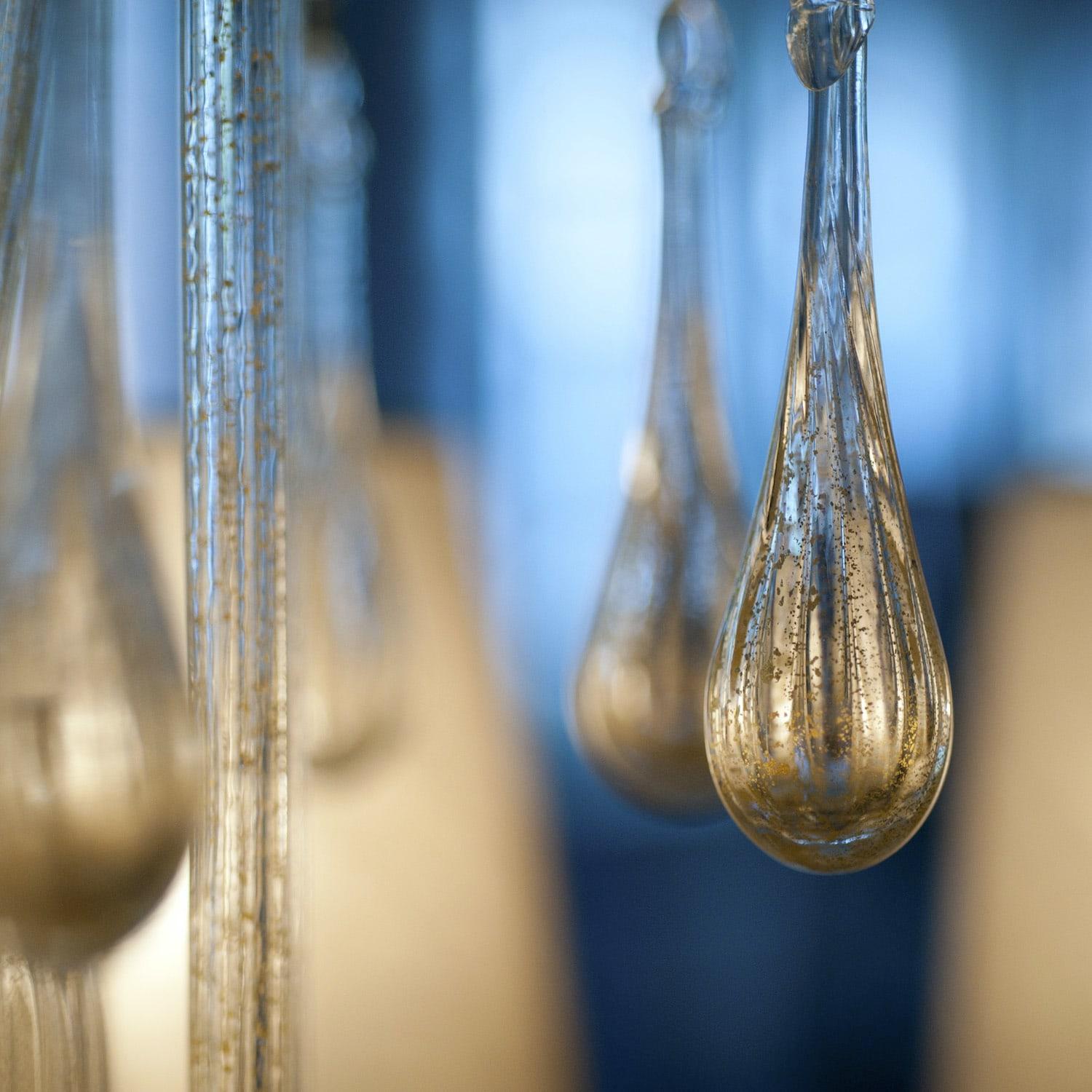 Periodo contemporaneo Lampadario Tradizionale VASARI Ovale 8 Luci in Vetro di Murano – Stile Classico in vendita