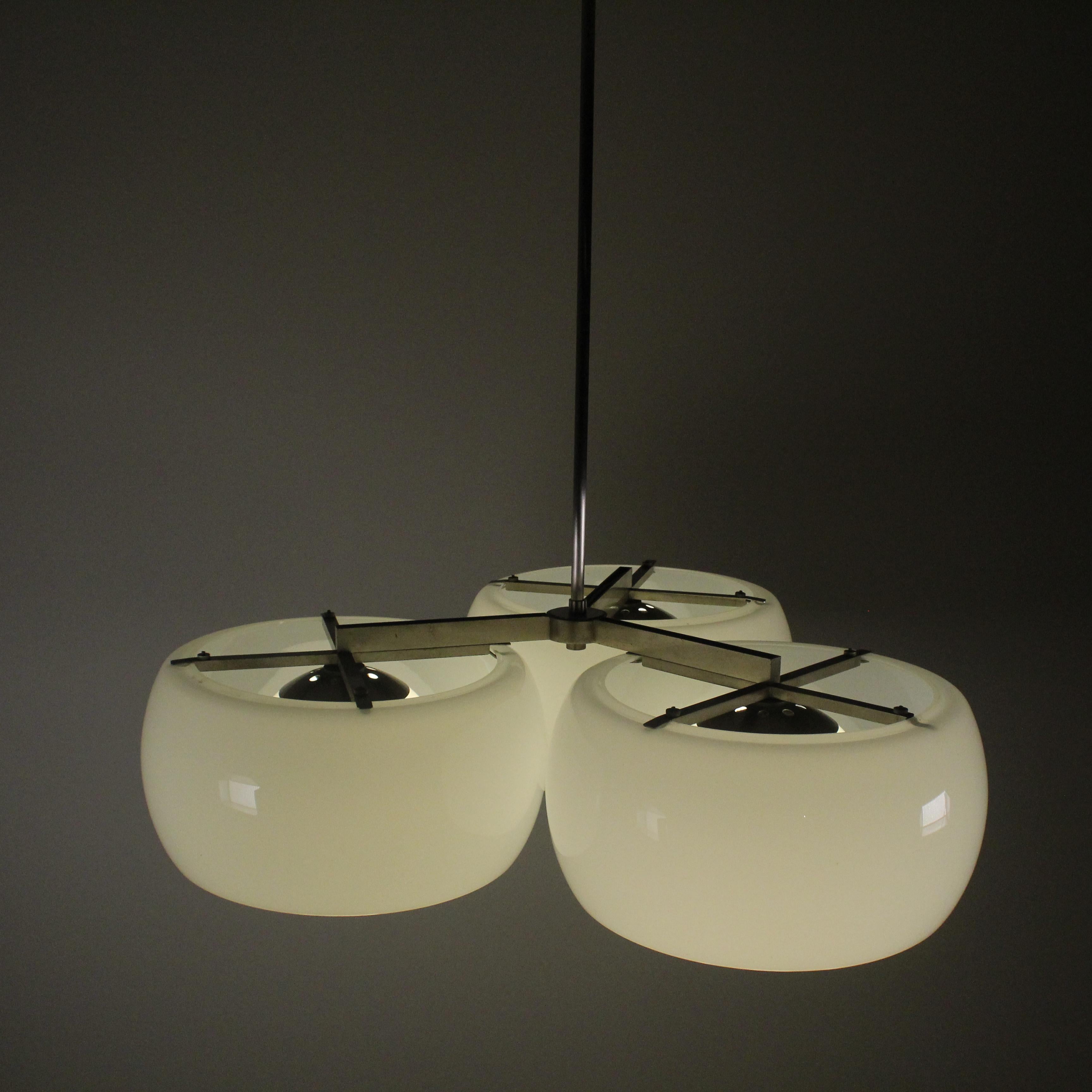 Métal Lustre Triclinio de Vico Magistretti pour Artemide 1961 en vente