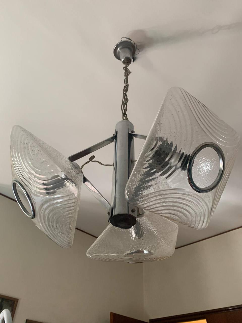 Mid-Century moderno Lampadario  VeArt 1965-1990 in vendita
