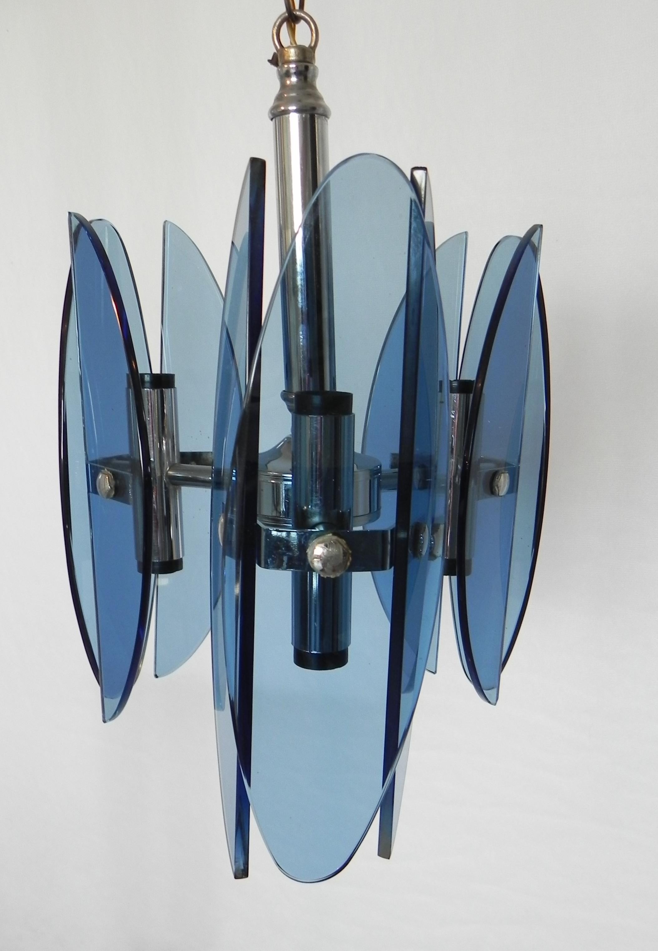 Métal lustre Veca, 1950 en vente