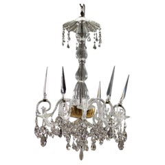 Lampadario Veneziano in vetro soffiato Murano, metà XIX Secolo