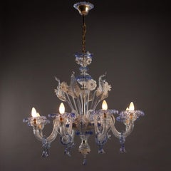 Venetian 20th Century Murano Glass Chandelier