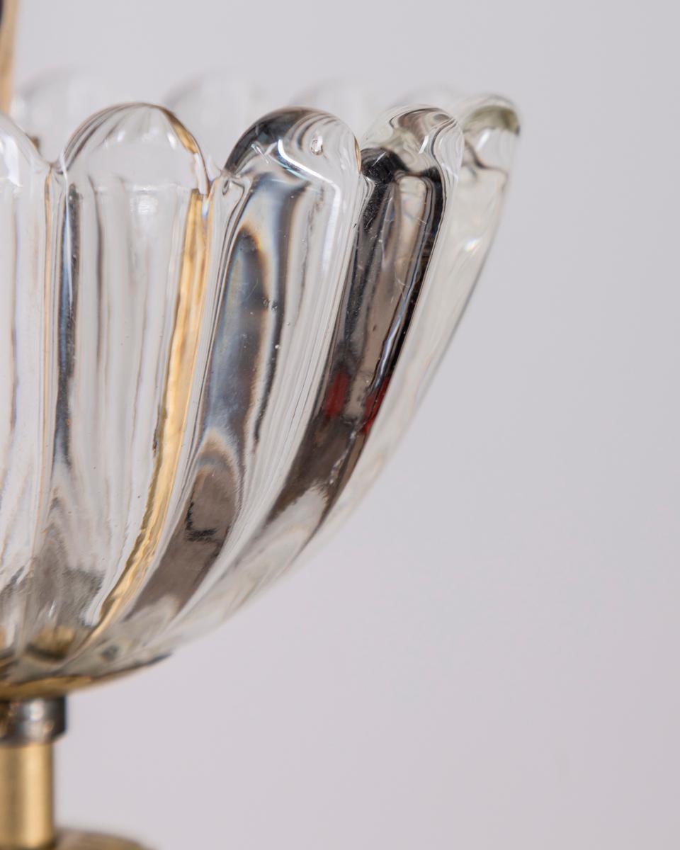 1950s vintage murano glass chandelier Italian design For Sale 3