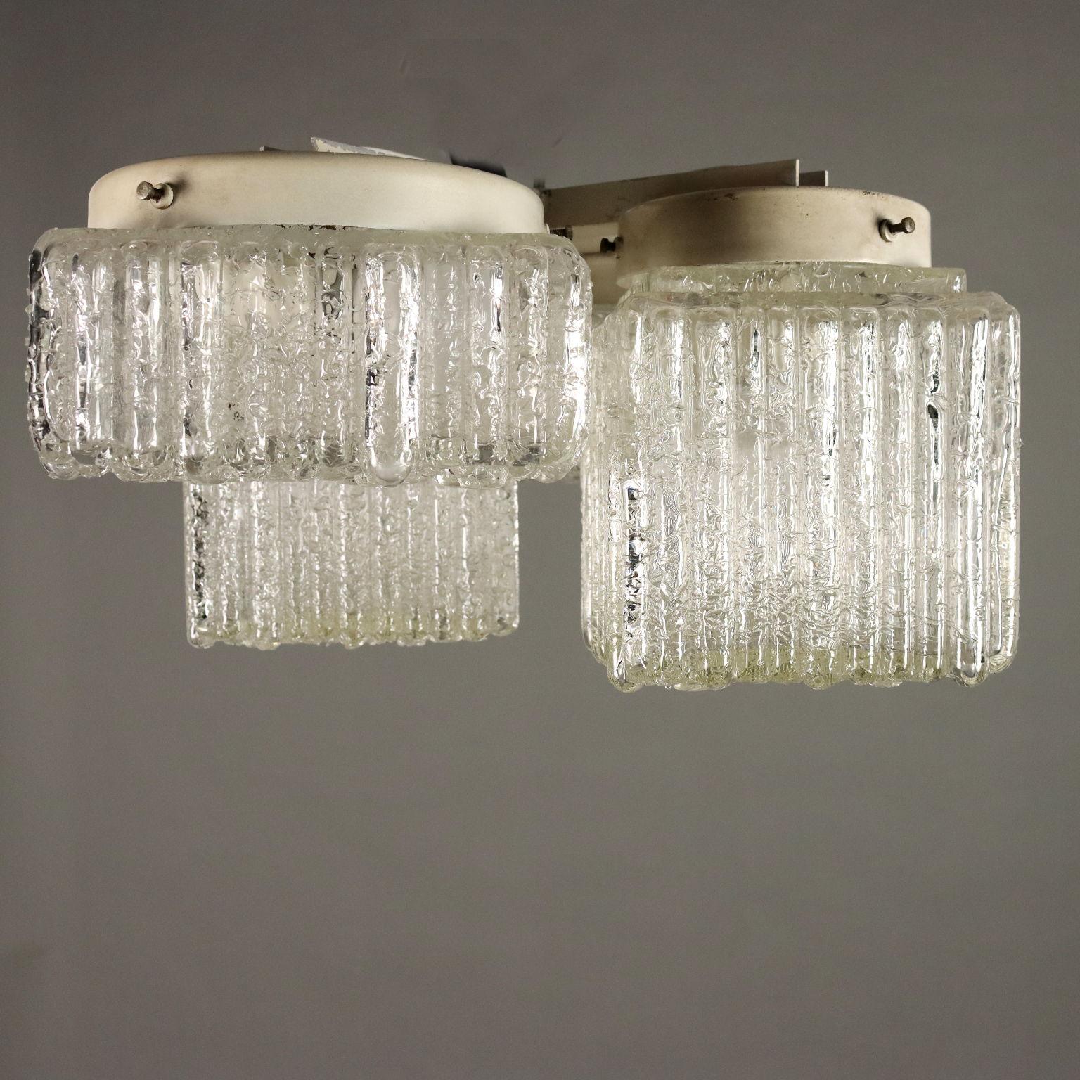 Lustre vintage des années 60 Bon état - En vente à Milano, IT