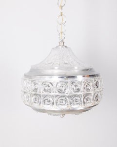 1960s vintage crystal chandelier decorated Kinkeldey design