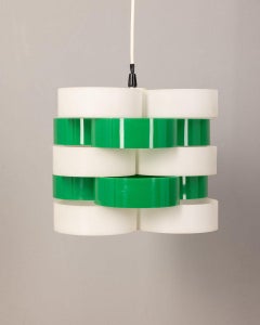 Lustre en plastique vintage des années 1960 Stilux Milano