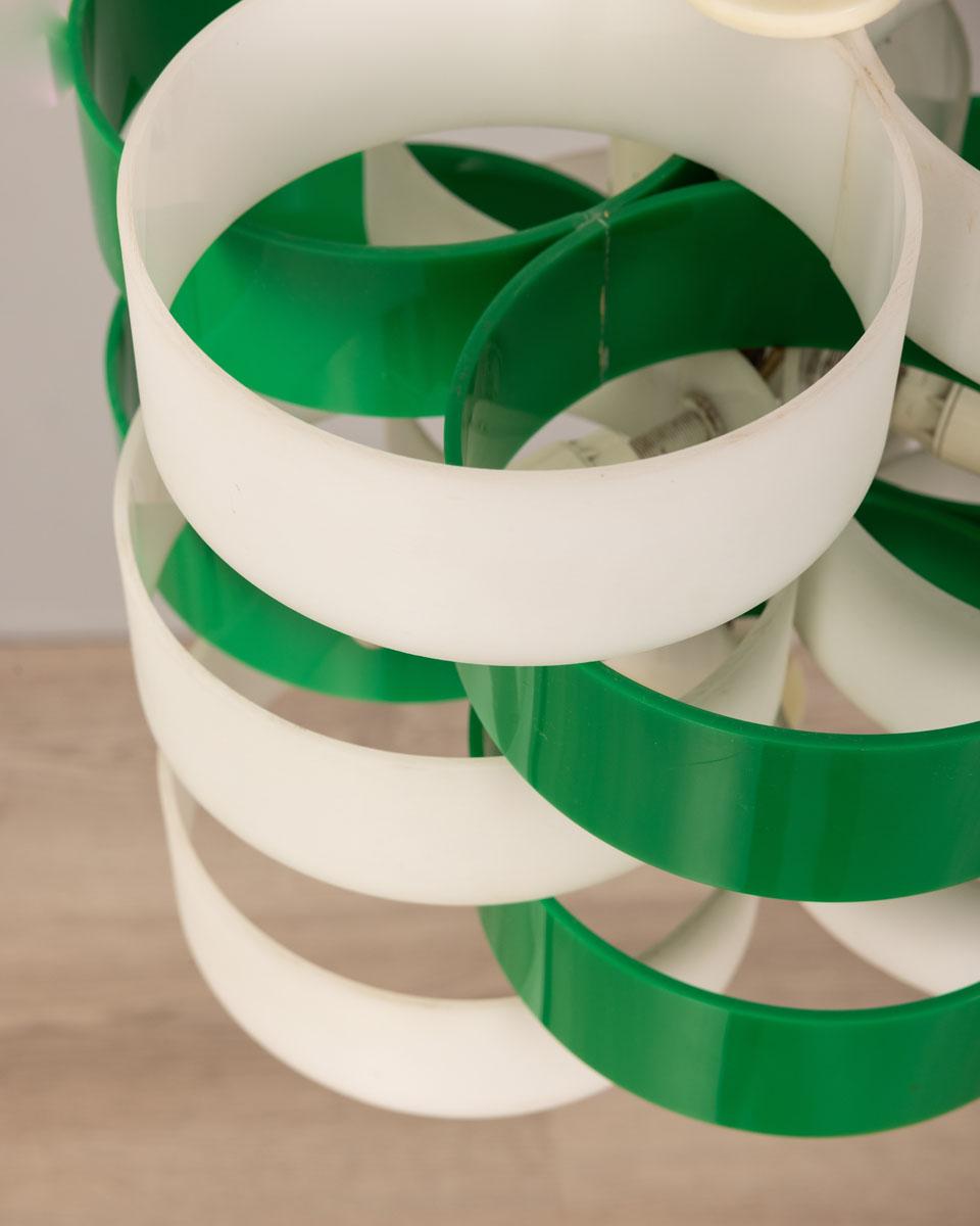 1960er Jahre Vintage-Kronleuchter aus Kunststoff Design Stilux Milano (Italian) im Angebot