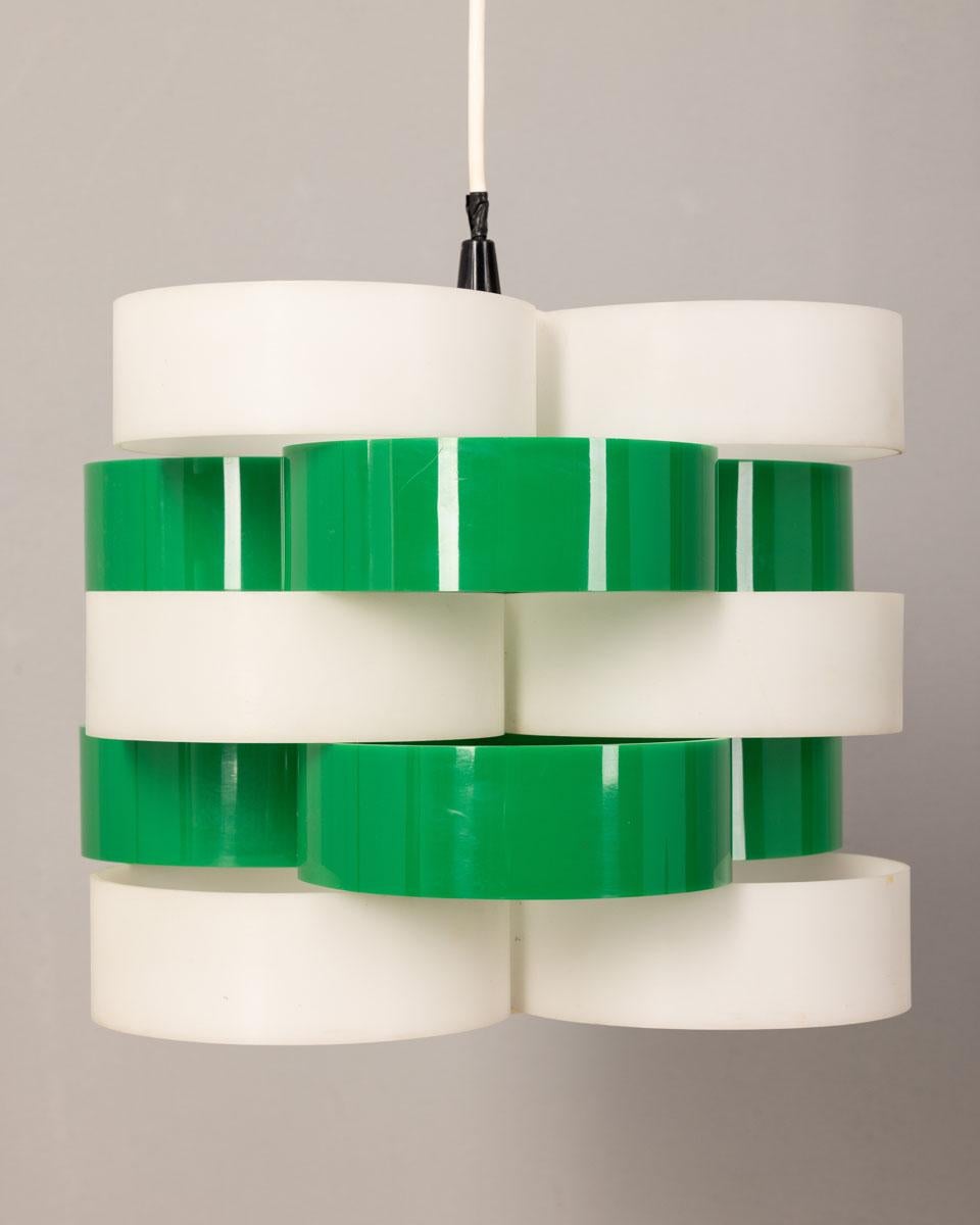 1960er Jahre Vintage-Kronleuchter aus Kunststoff Design Stilux Milano im Angebot 1