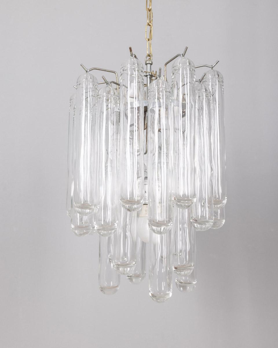 Mid-Century Modern 1960s vintage Murano glass chandelier designed by Gaetano Sciolari For Sale