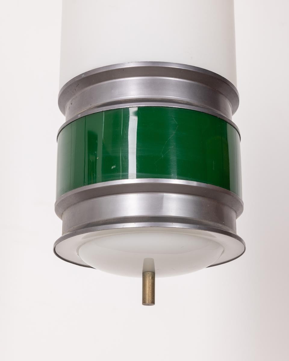 Modern Vintage 1960s glass and plastic chandelier design Goffredo Reggiani For Sale