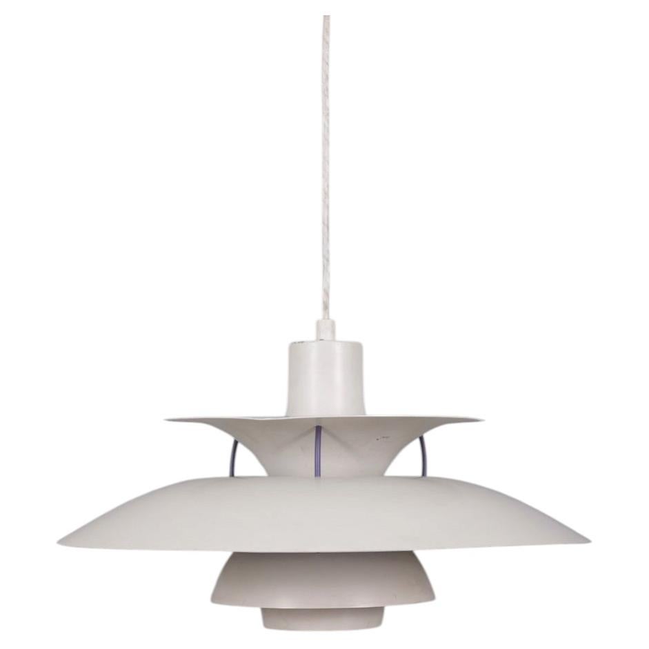 Vintage 1960s chandelier "ph5" design Poul Henningsen for Louis Poulsen