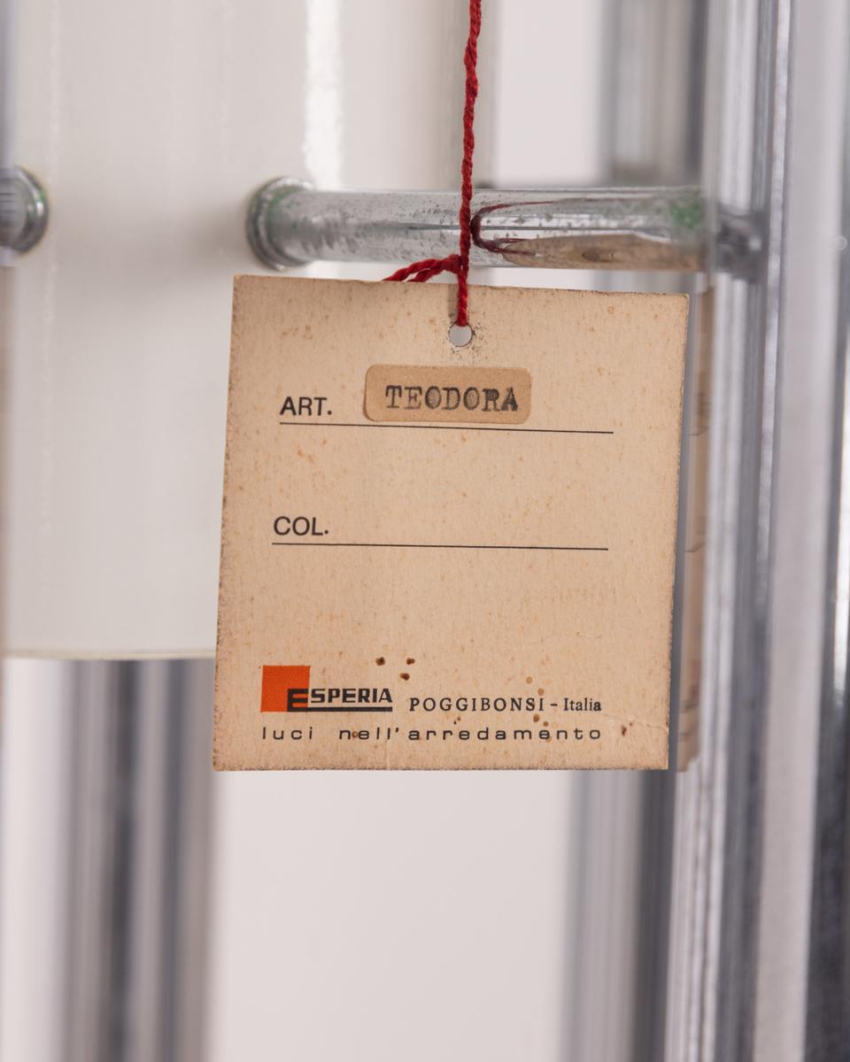 Vintage 80s chandelier mod. Teodora design Angelo Brotto for Esperia For Sale 3