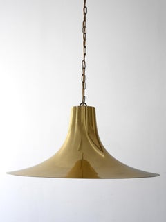 Lustre scandinave vintage en laiton des années 1960/70