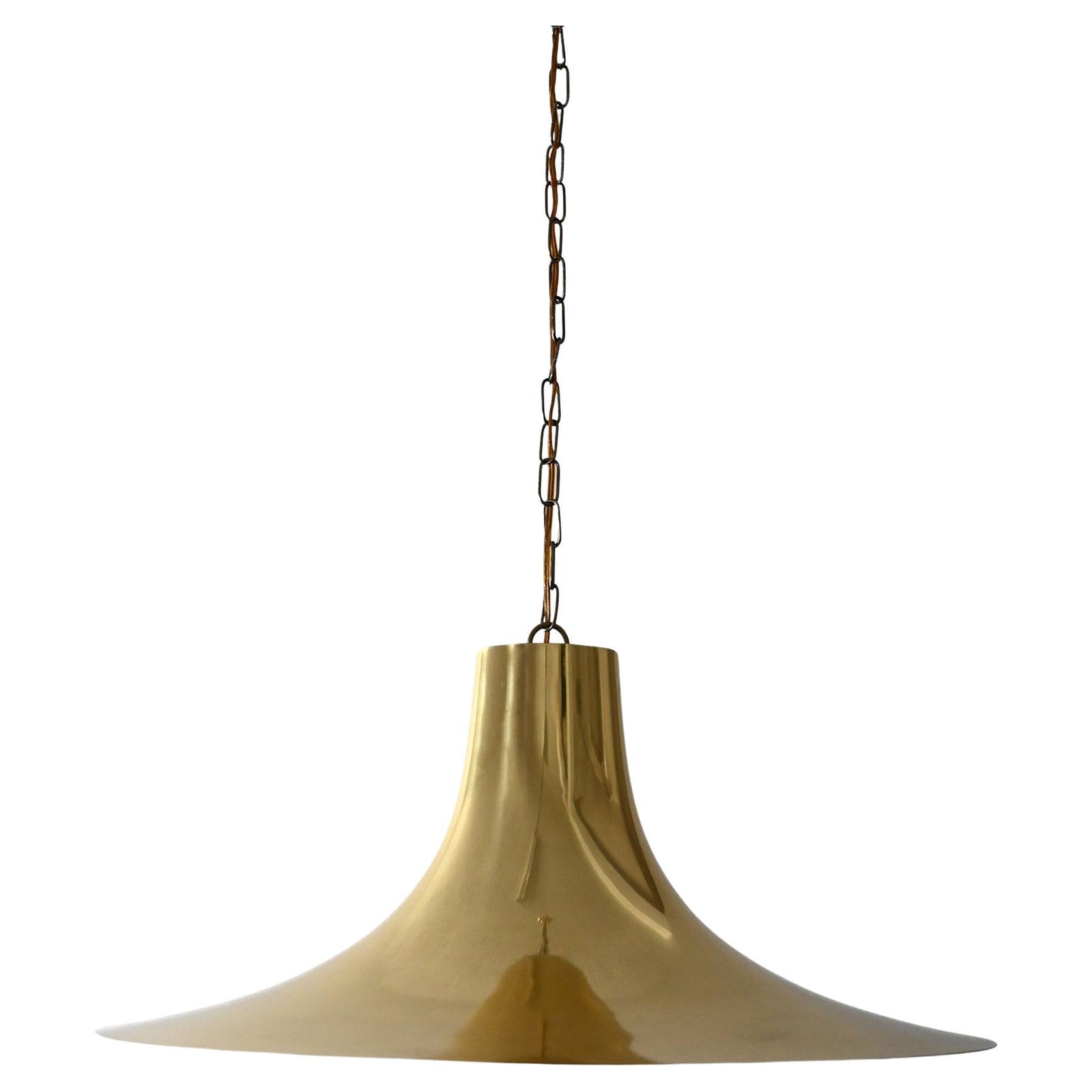 Vintage Scandinavian brass chandelier from the 60s/70s