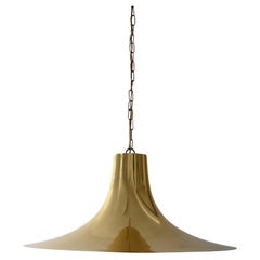 Vintage Scandinavian brass chandelier from the 60s/70s