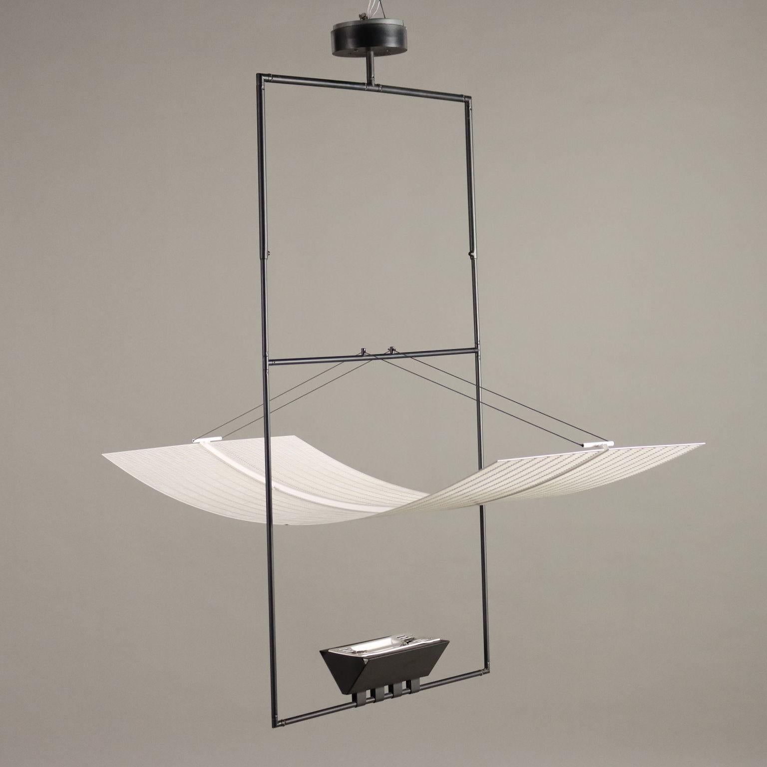 Late 20th Century 'Zefiro' chandelier by Mario Botta for Artemide 1980s
