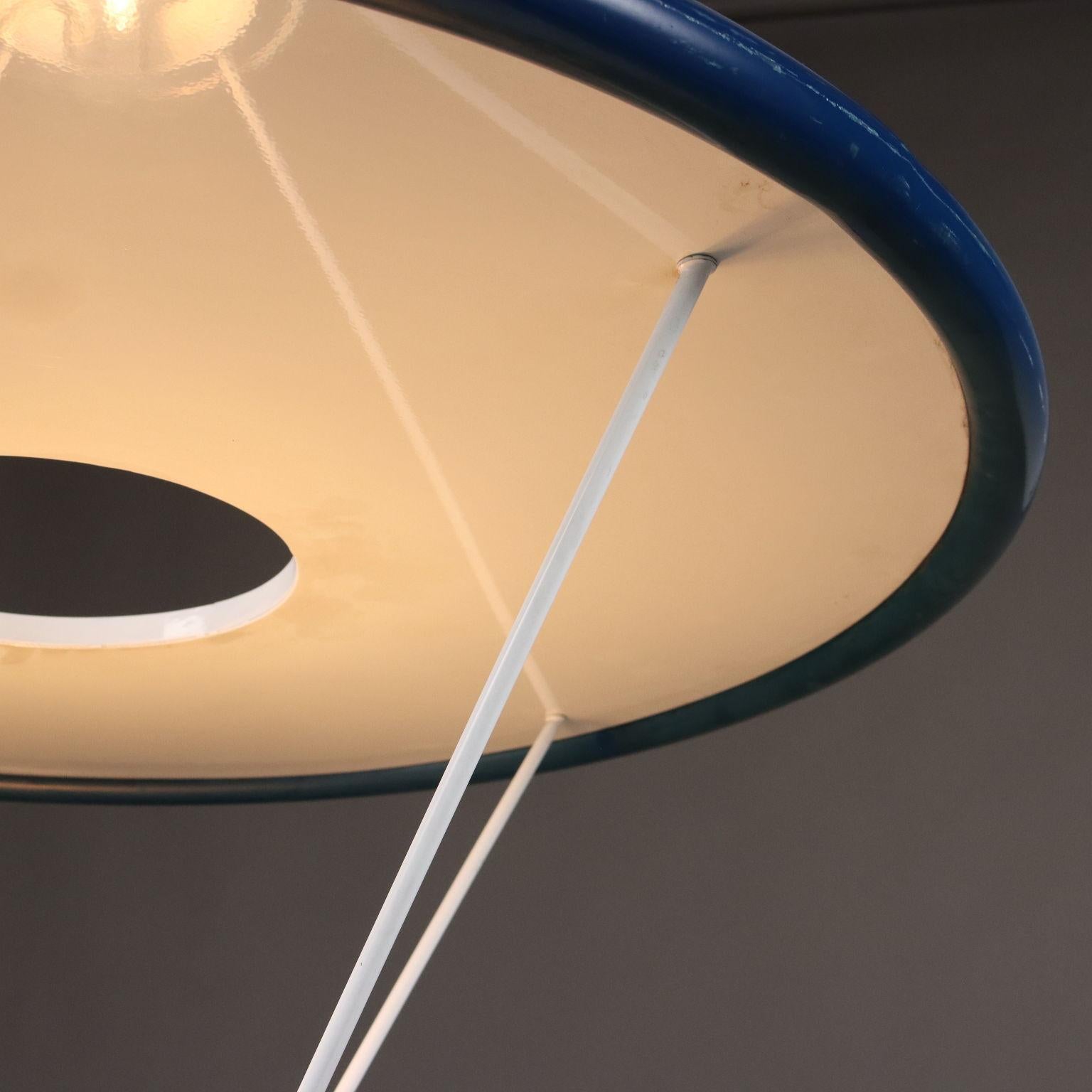 Enameled Zonca Chandelier 1980s