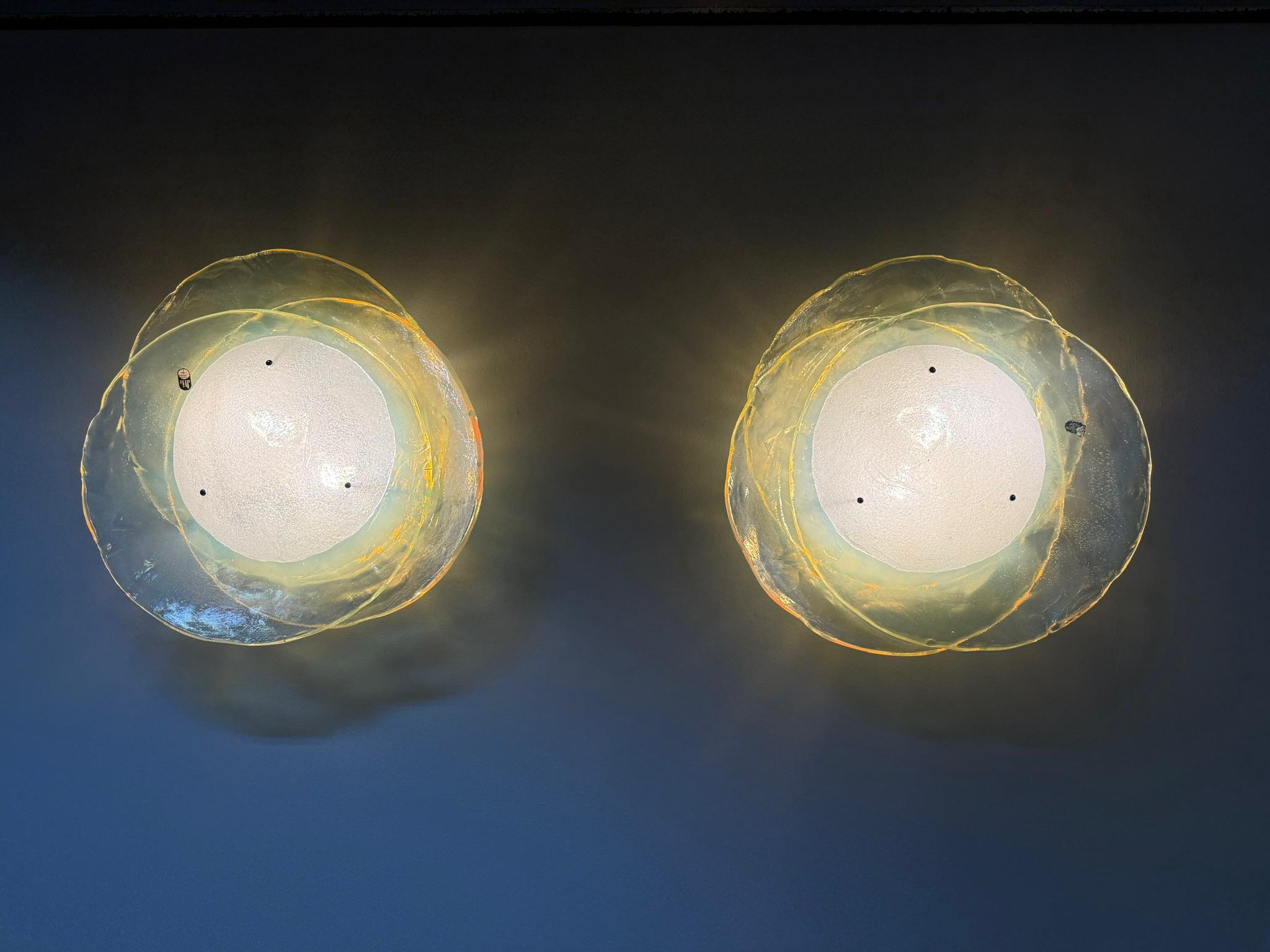 Aplique/flor de suspensión LS204, Carlo Nason para A.V. Mazzega en venta 3