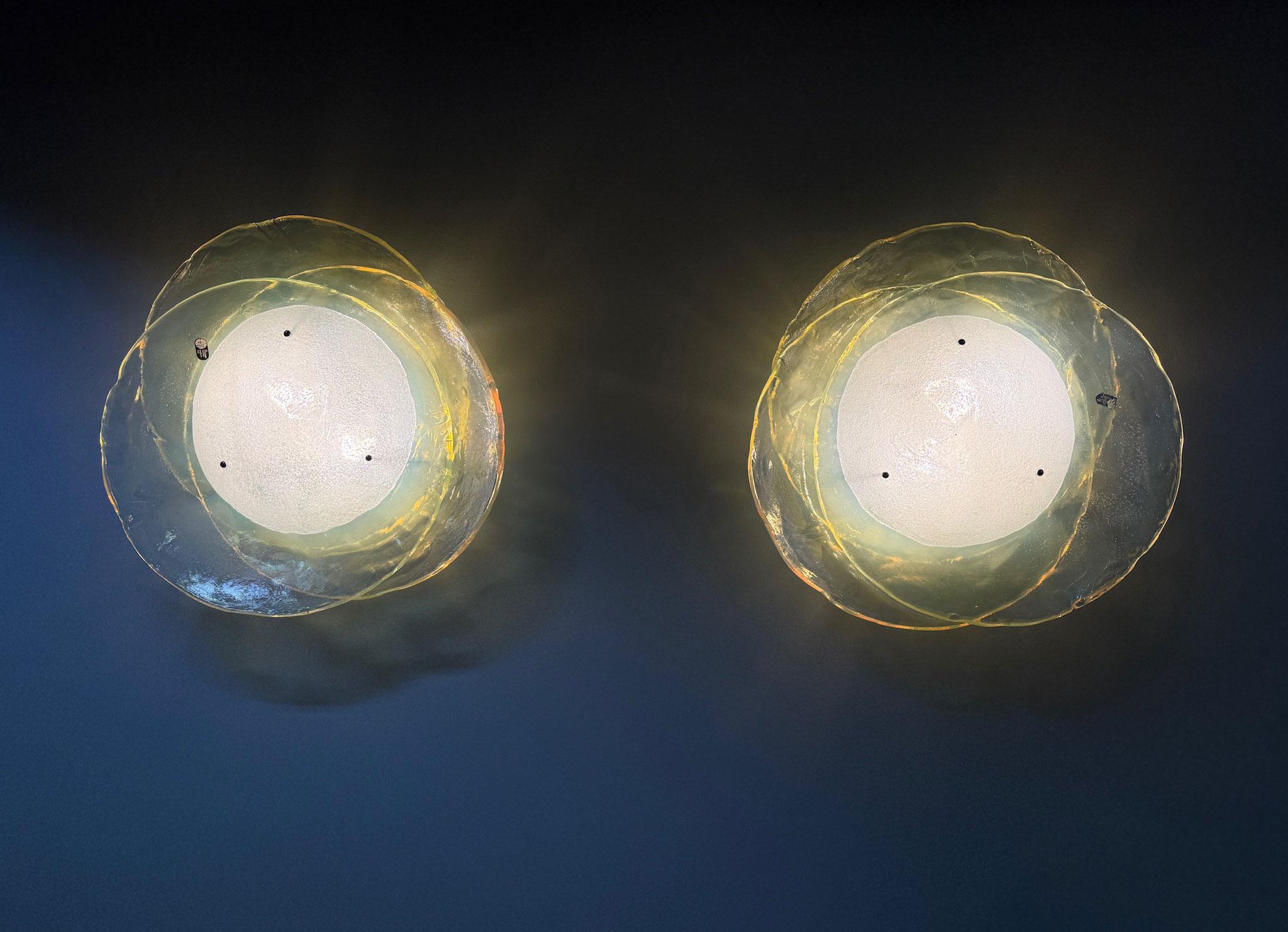 Aplique/flor de suspensión LS204, Carlo Nason para A.V. Mazzega en venta 5