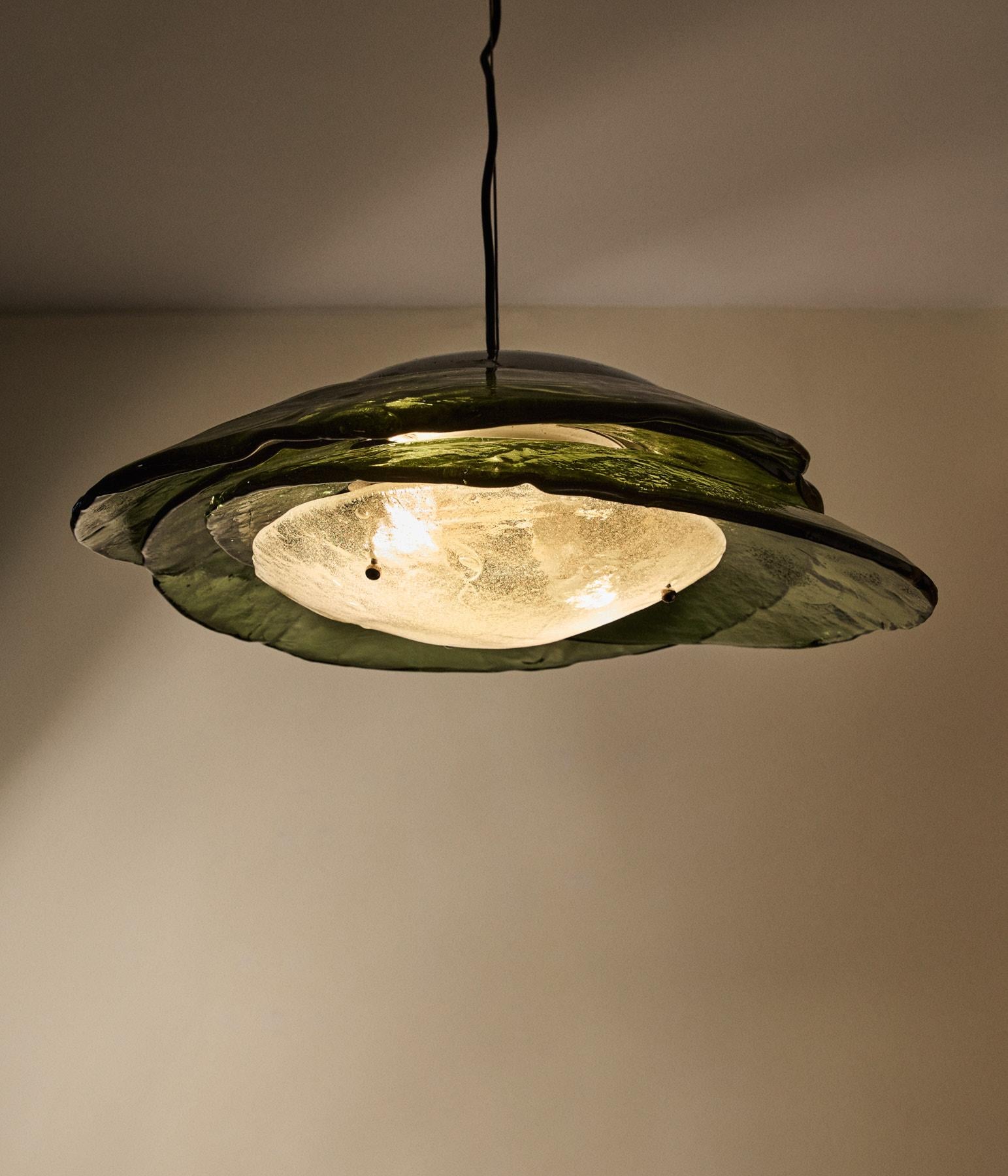 Aplique/flor de suspensión LS204, Carlo Nason para A.V. Mazzega Italian en venta