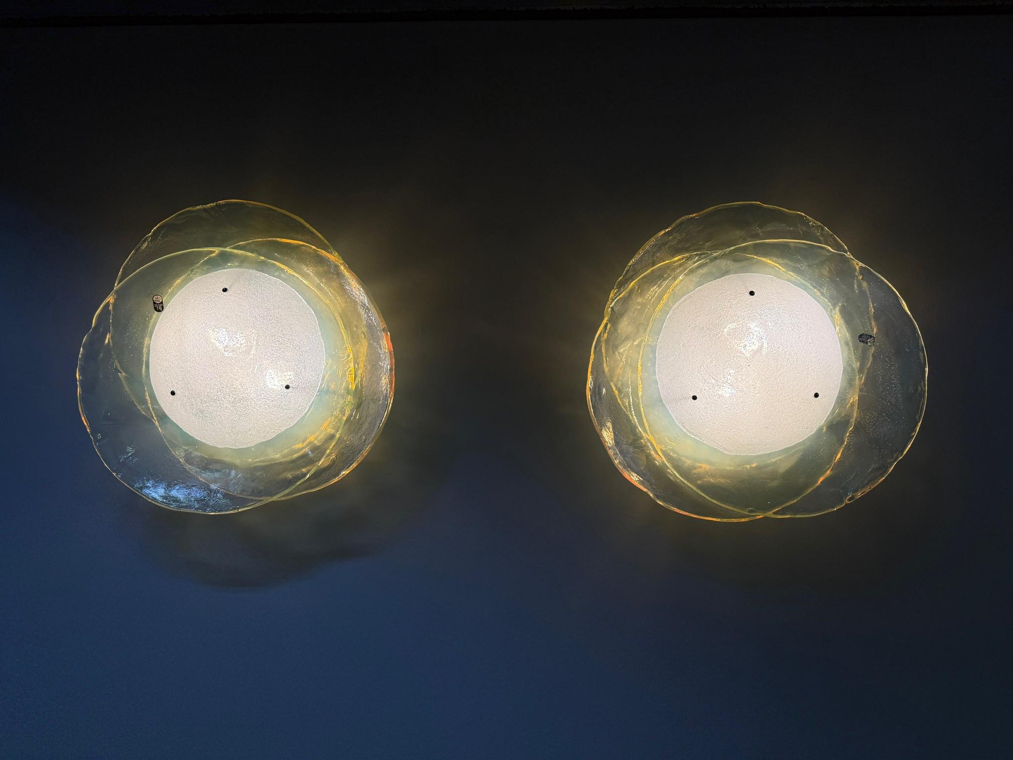 Aplique/flor de suspensión LS204, Carlo Nason para A.V. Mazzega en venta 2