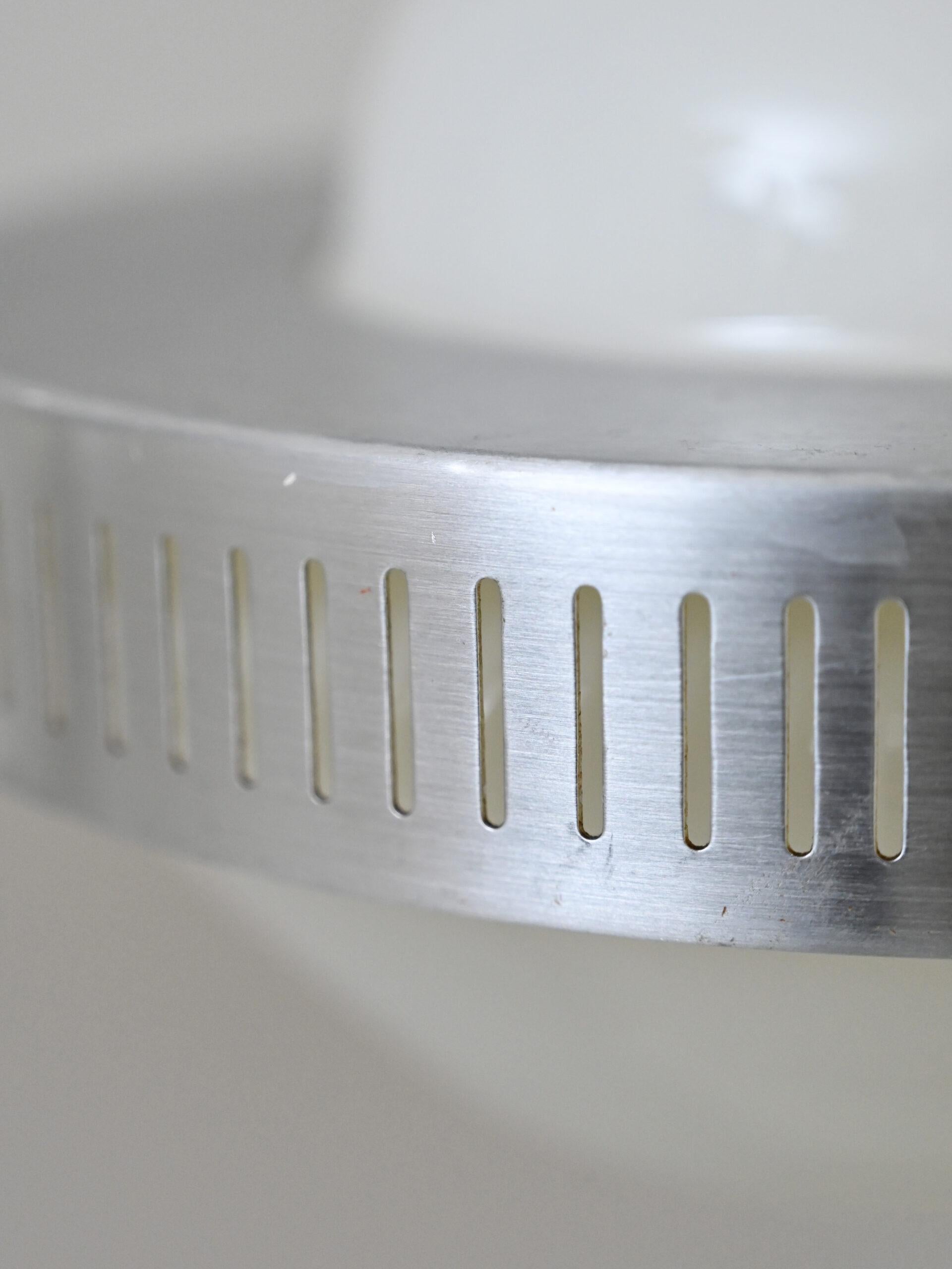 Lampade a sospensione in vetro e metallo in vendita 6