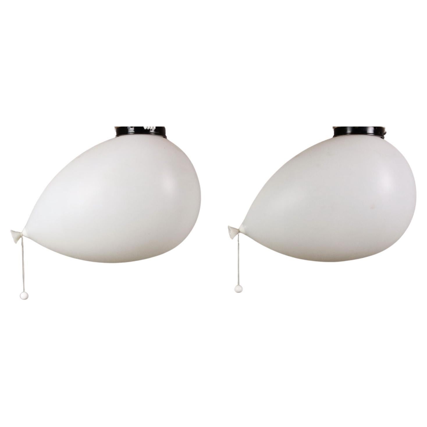 Lampade "Balloon" di Yves Christin per Bilumen, Anni 80