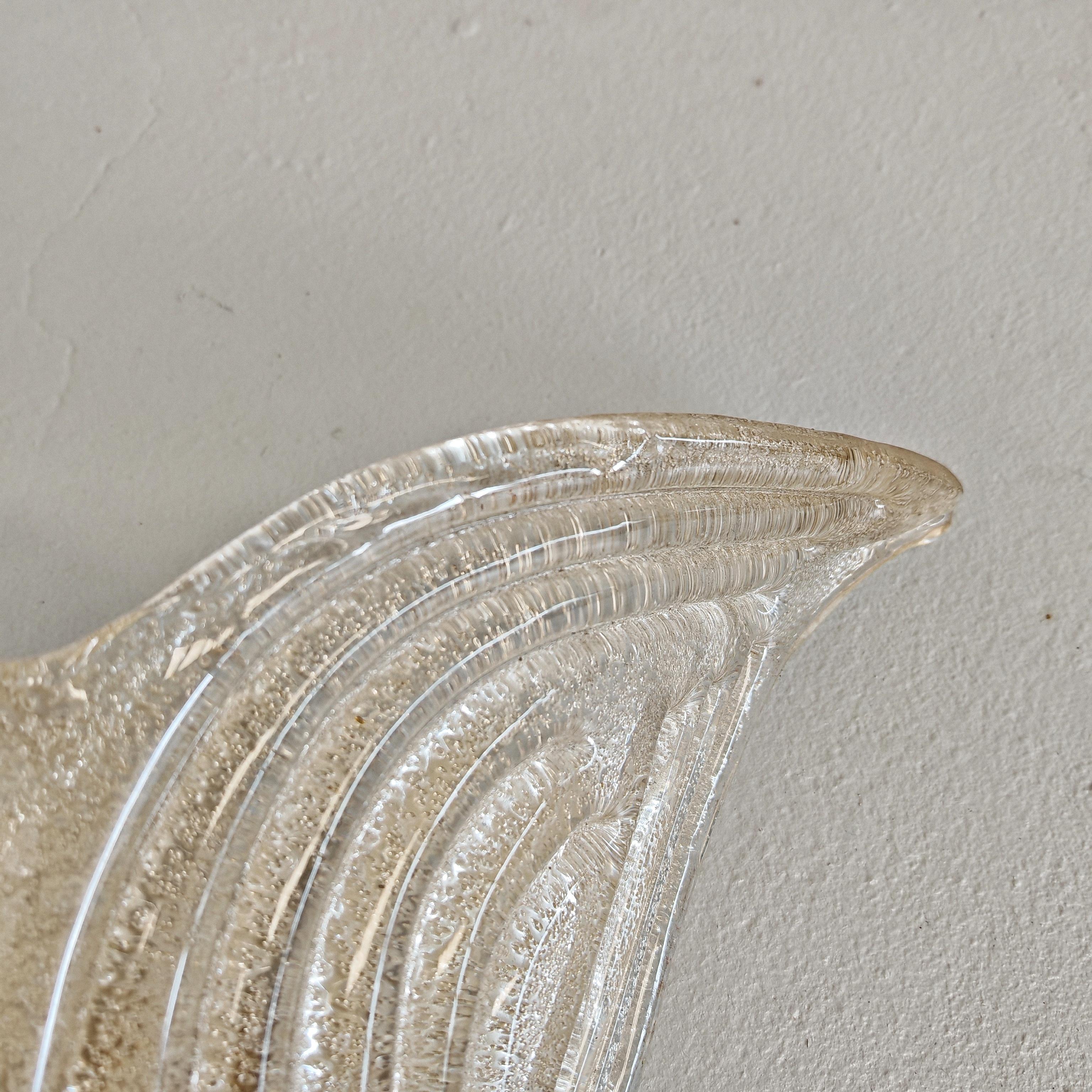 Lampade da muro applique in vetro di murano stile art decò en venta 5