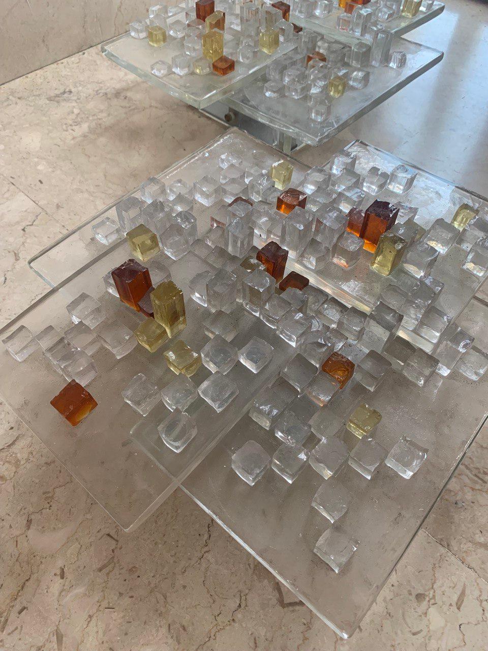 Lampade da muro grandi in vetro di murano Albano Poli per Poliarte In condizioni buone in vendita a Palermo, IT