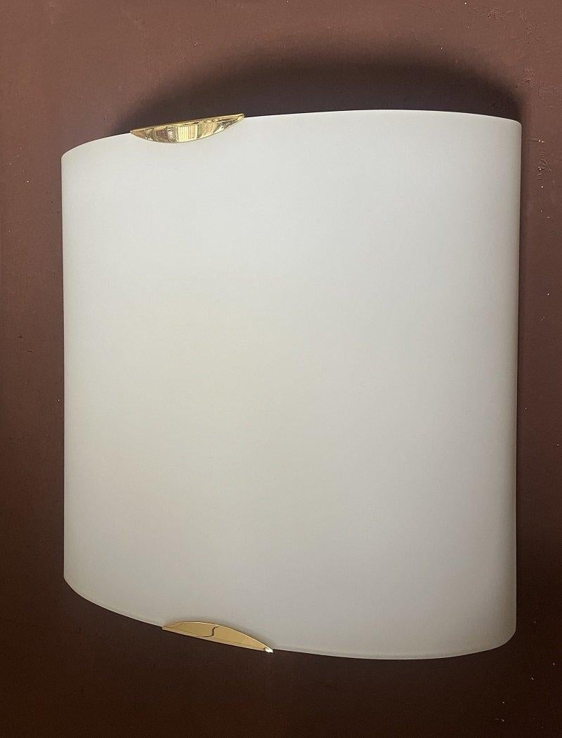 Placcato Lampade da parete Selis PP35 di Massari & Toso per Leucos, Italia, anni '80 in vendita