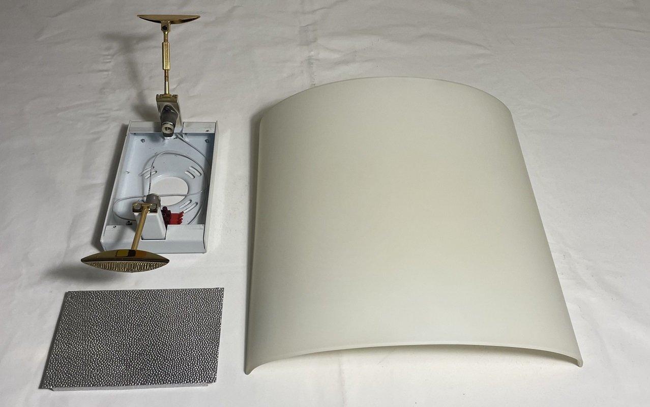 Acier Appliques Selis PP35 par Massari & Toso pour Leucos, Italie, années 1980 en vente
