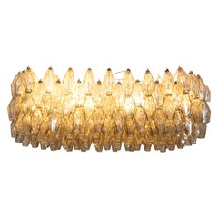 Lampade da soffitto Poliedri, Venini, 1950