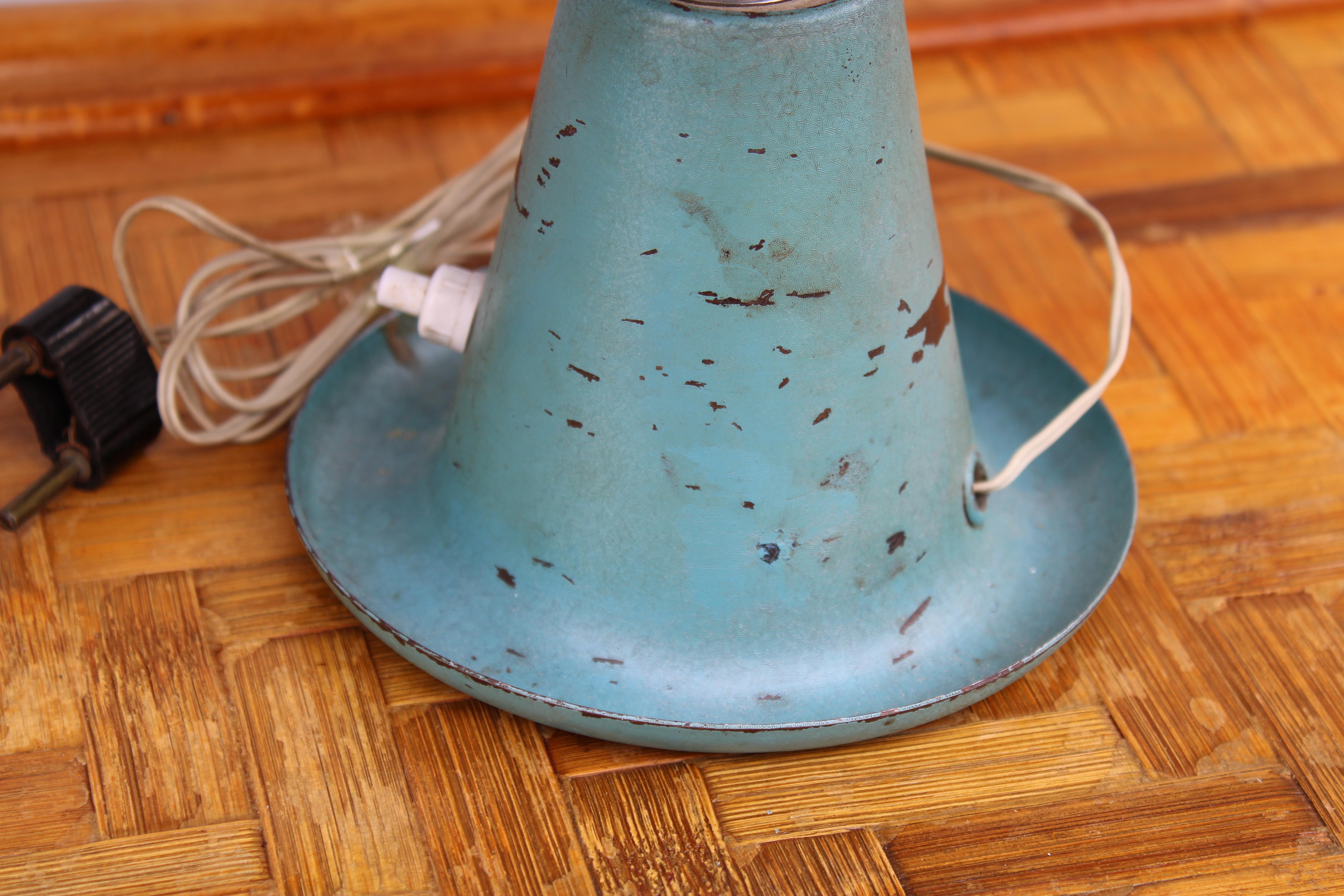 Lampes de table en métal laqué Bauhaus 1950s Bon état - En vente à Palermo, Sicily