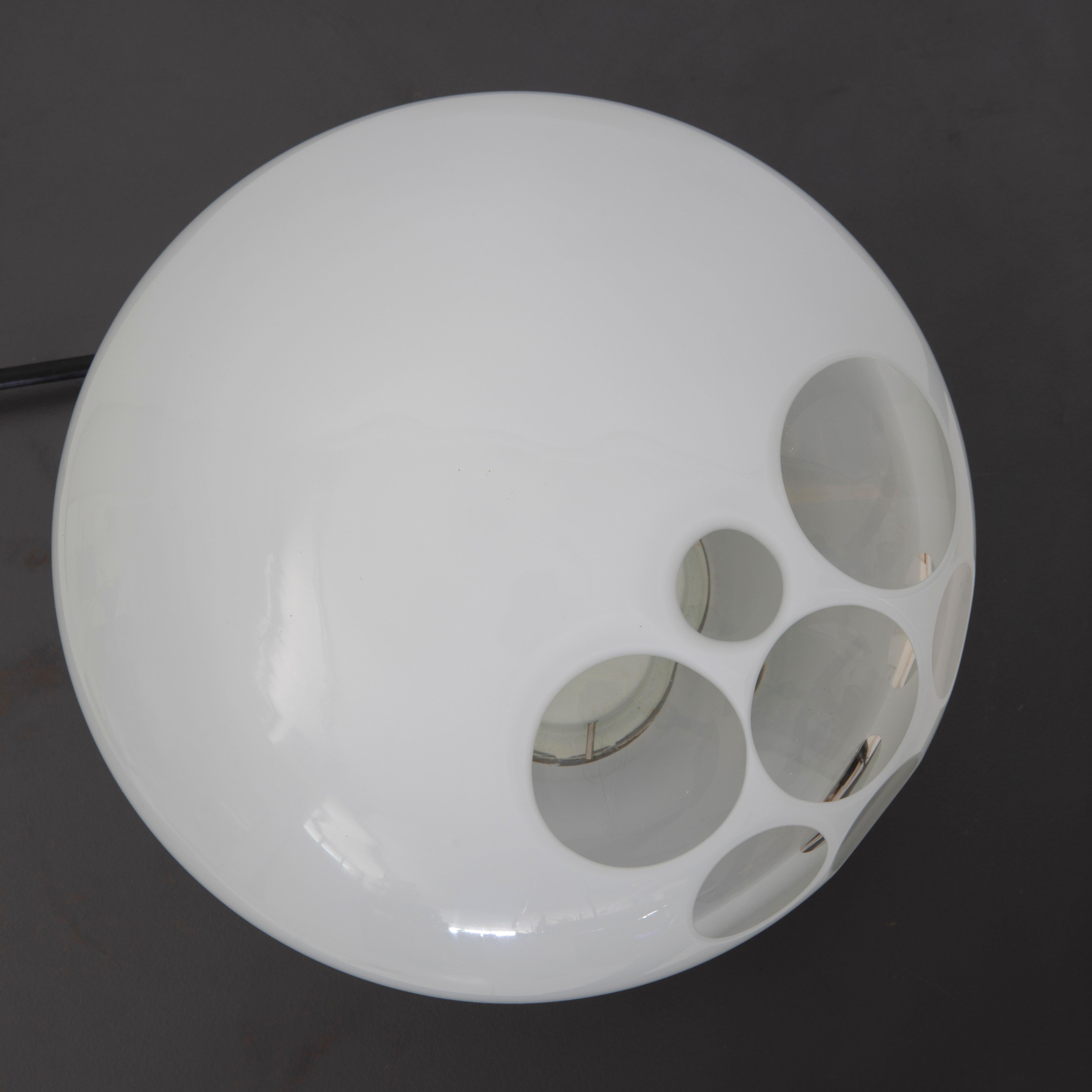 LT 357 Lámparas de mesa de cristal de Murano, diseñadas por Carlo Nason para Mazzega en Bueno estado para la venta en Milano, Lombardia