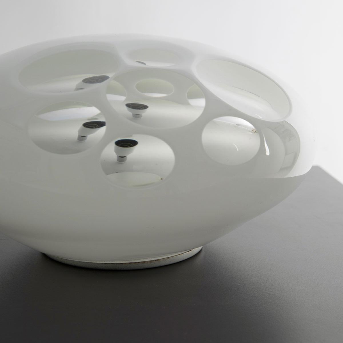 LT 357 Lámparas de mesa de cristal de Murano, diseñadas por Carlo Nason para Mazzega Cristal de Murano en venta