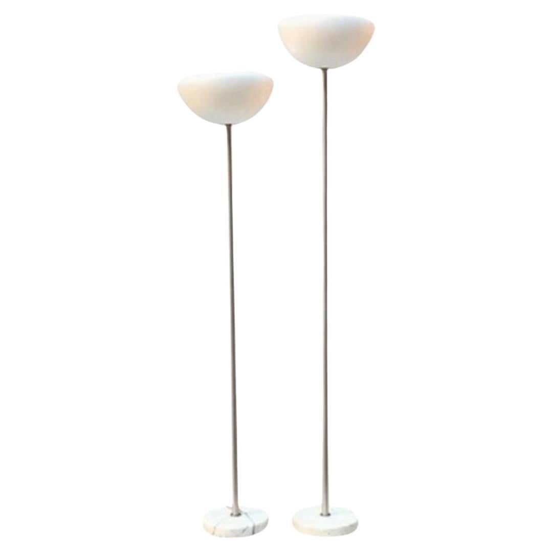 Floor lamps (2) Papavero model designer A. and P. G. Castiglioni for Flos For Sale