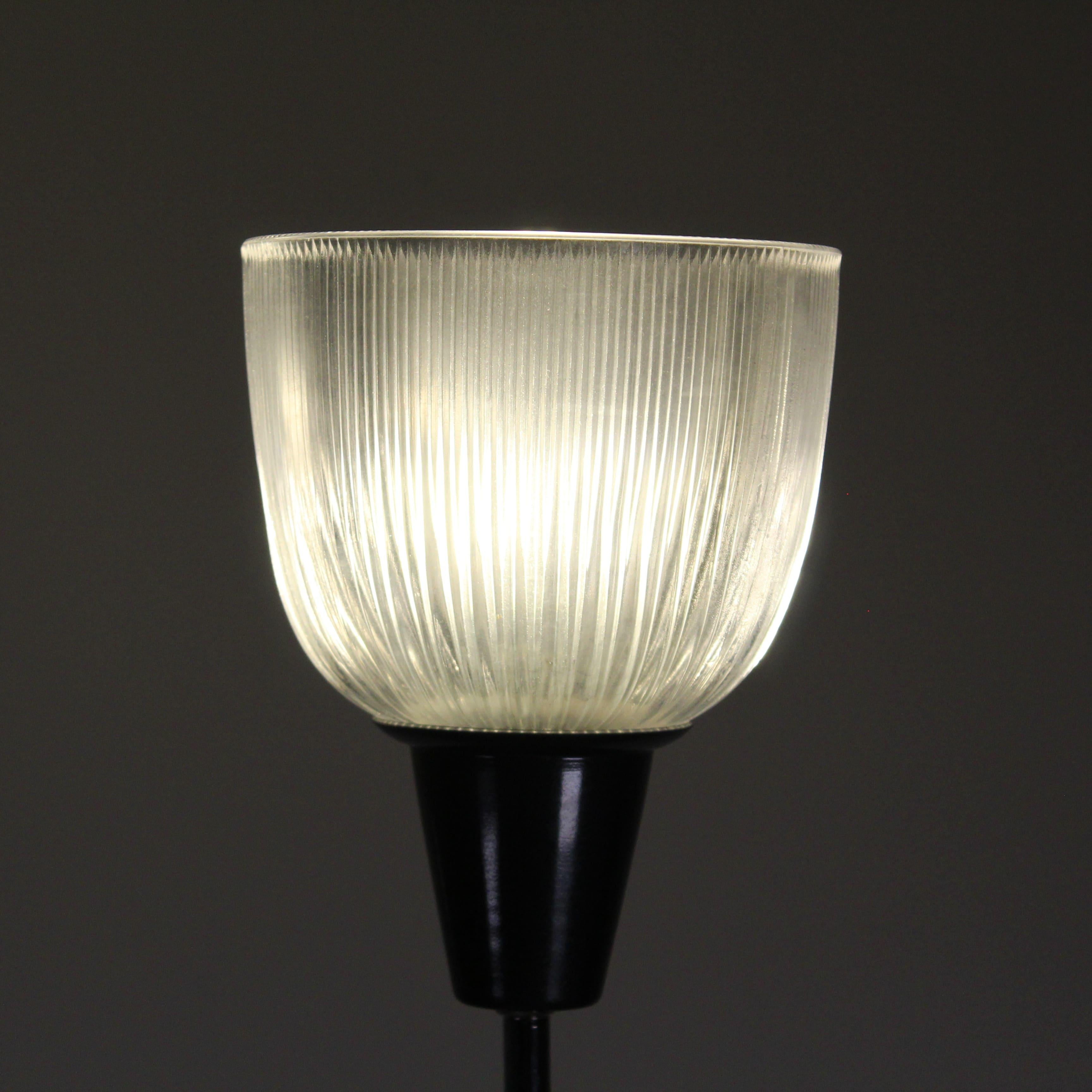 Metal LTE6 floor lamps, Ignazio Gardella, Azucena, 1980 For Sale
