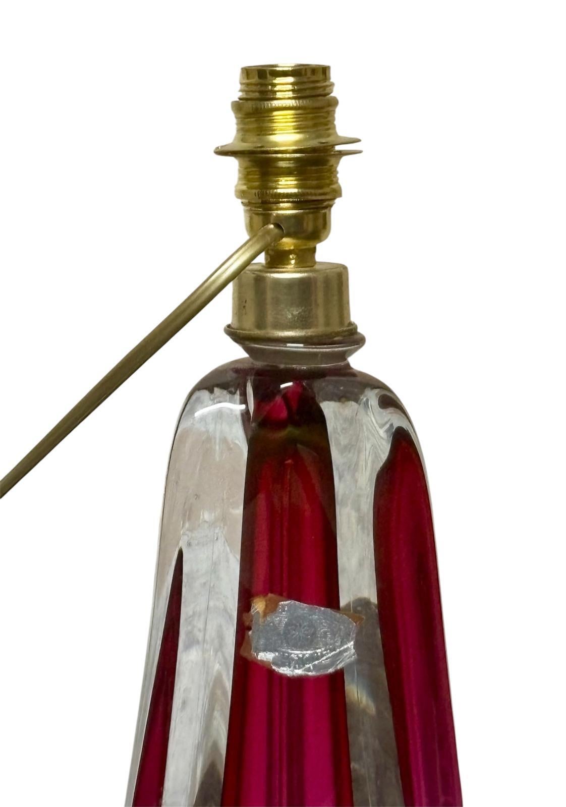 Lámpara belga Val Saint Lambert (Messing) im Angebot