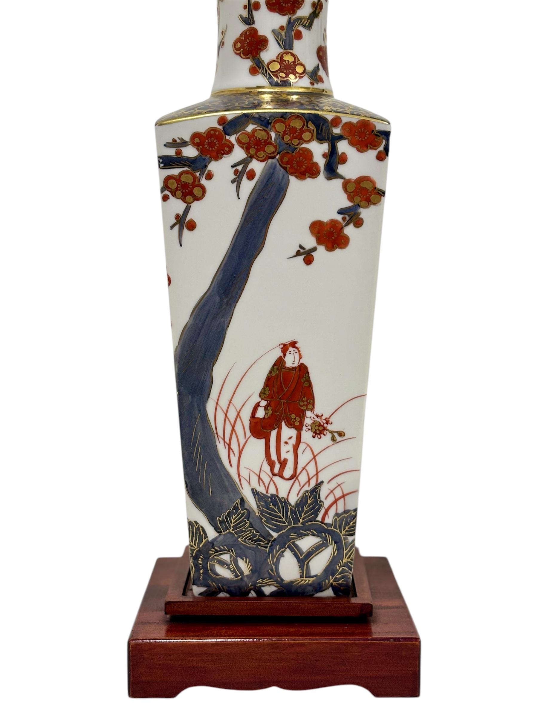 Lámpara Imari japonesa en venta 3
