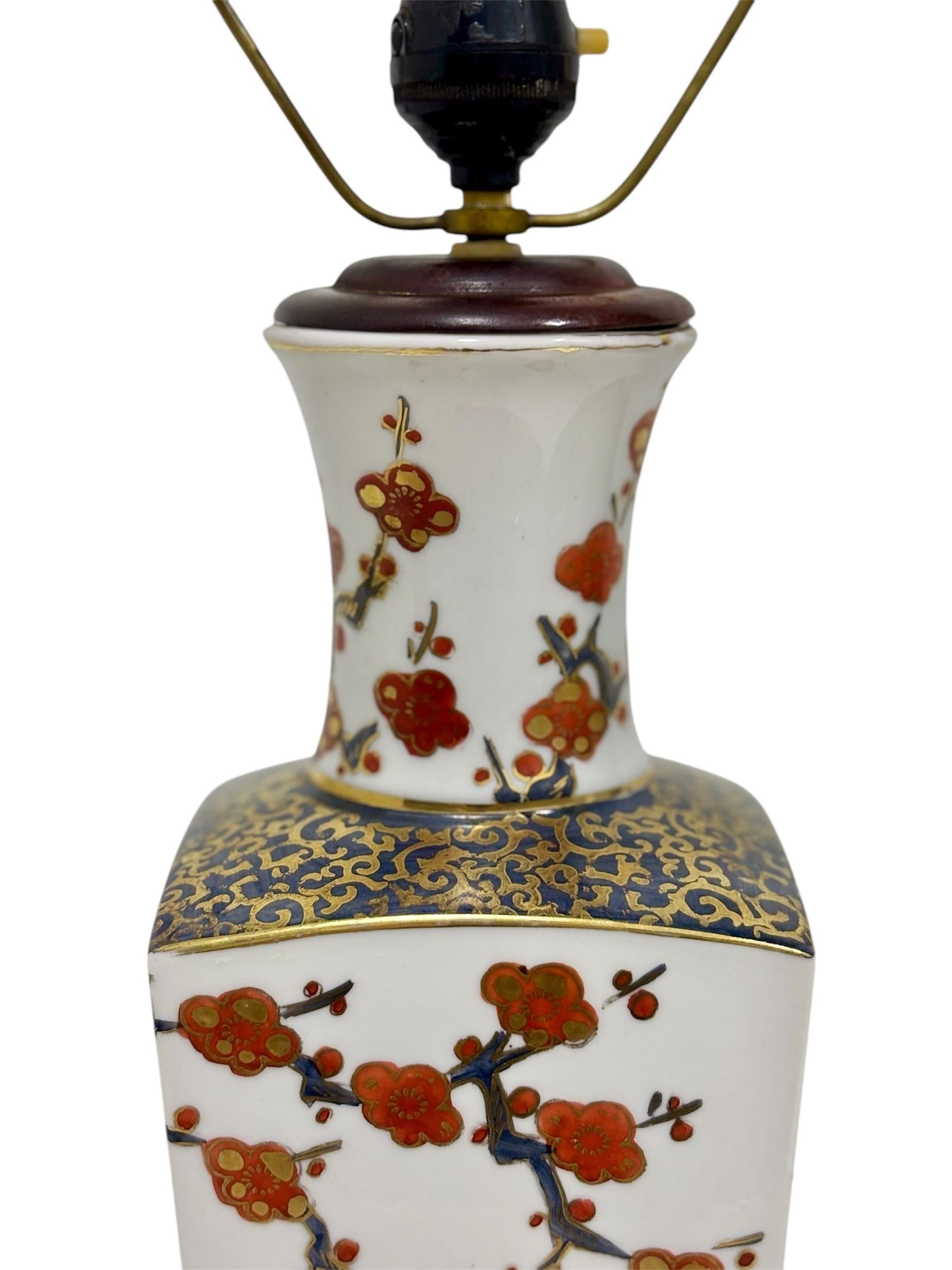 Lámpara Imari japonesa principios del siglo XX en venta