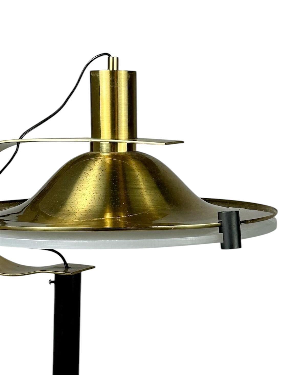 Mid-20th Century Lámpara italiana FONTANA ARTE Circa 1.968, diseñada por Lamperti Robbiate For Sale