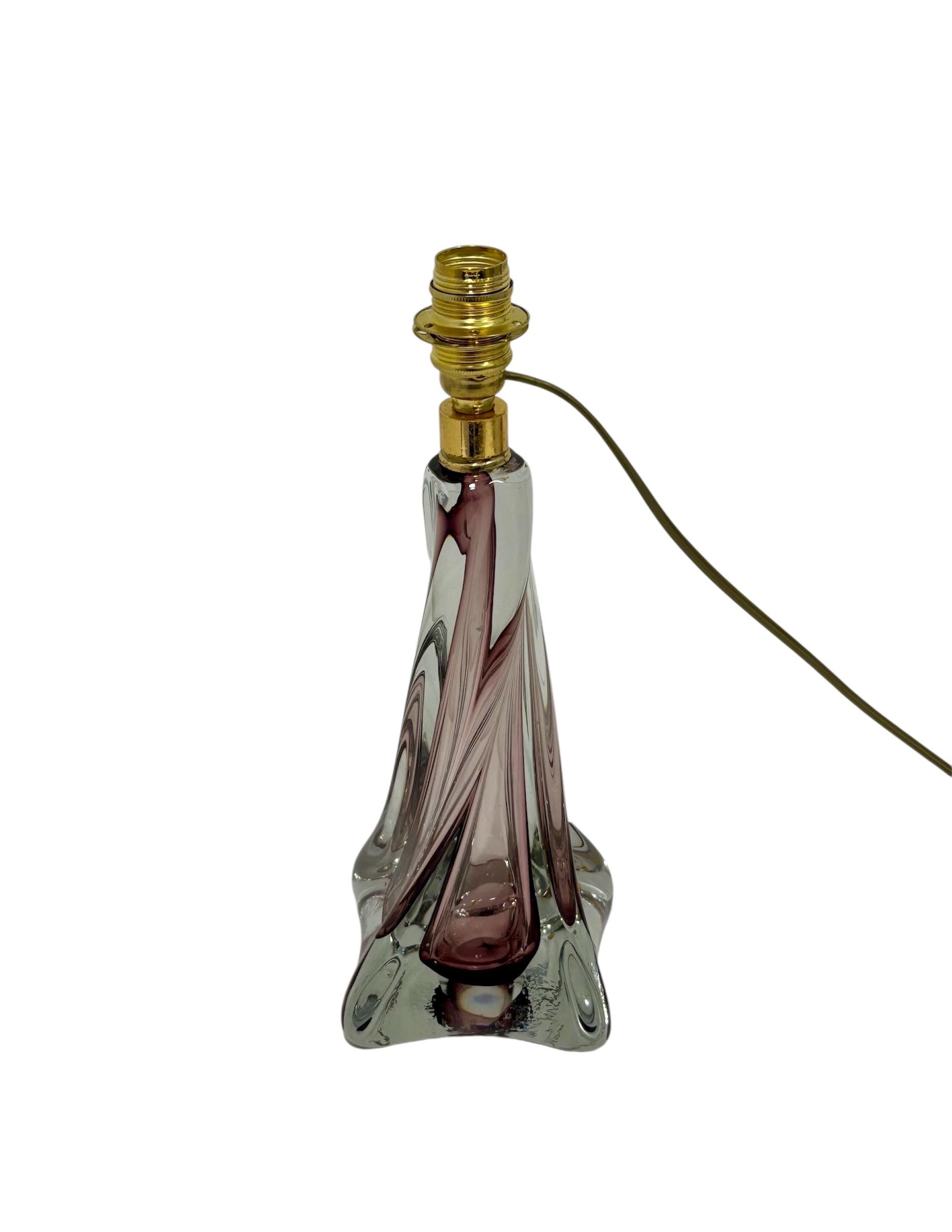 Mid-20th Century Lámpara Val Saint Lambert For Sale