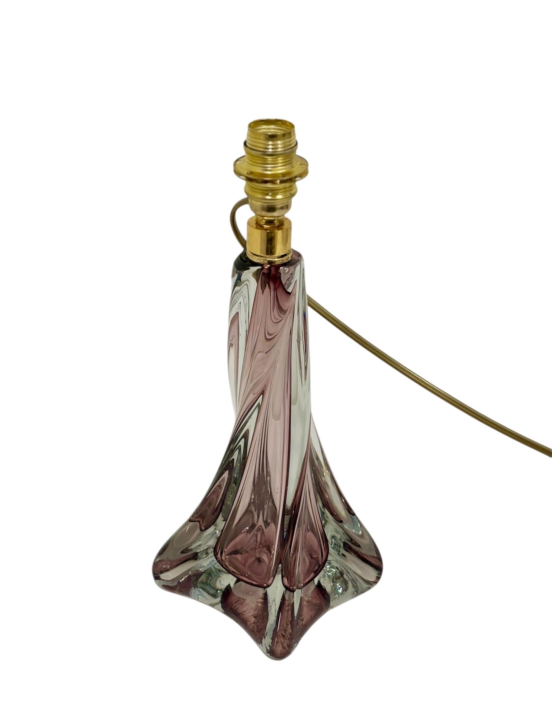 Crystal Lámpara Val Saint Lambert For Sale