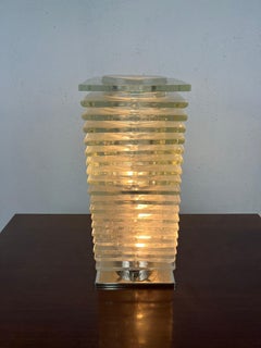 Tisch- oder Stehlampe aus Muranoglas von Albano Poli für Poliarte 1970er Jahre